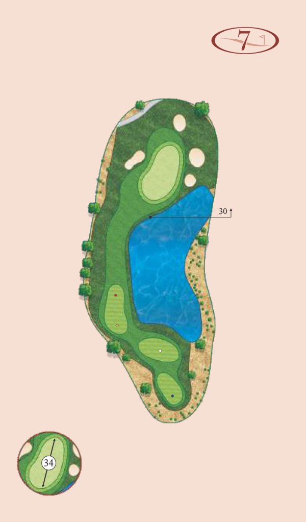 Canyons hole 7 layout