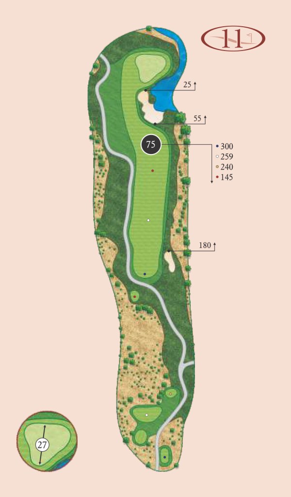 Canyons hole 11 layout